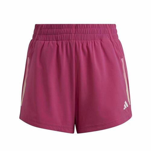 Sport shorts til børn Adidas 3 Stripes Mørk pink 11-12 år