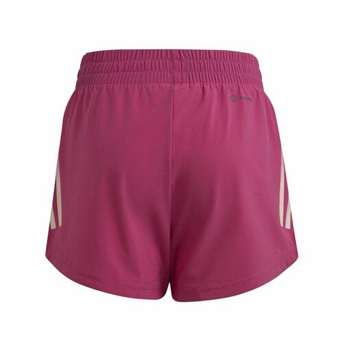 Sport shorts til børn Adidas 3 Stripes Mørk pink 11-12 år