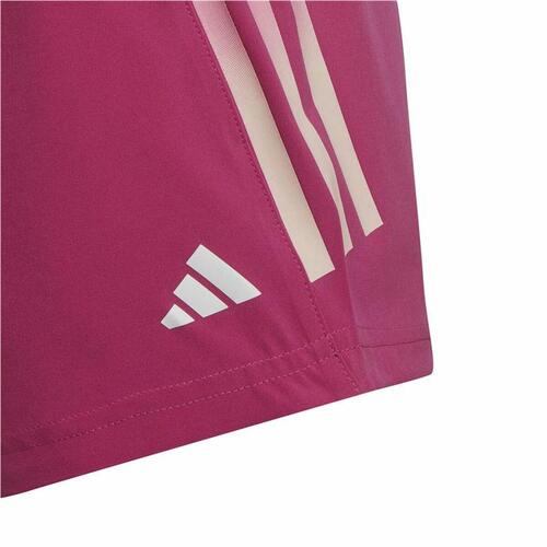 Sport shorts til børn Adidas 3 Stripes Mørk pink 11-12 år