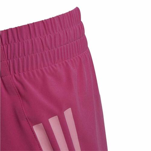 Sport shorts til børn Adidas 3 Stripes Mørk pink 11-12 år