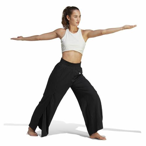 Lange sportsbukser Adidas Sort Dame S