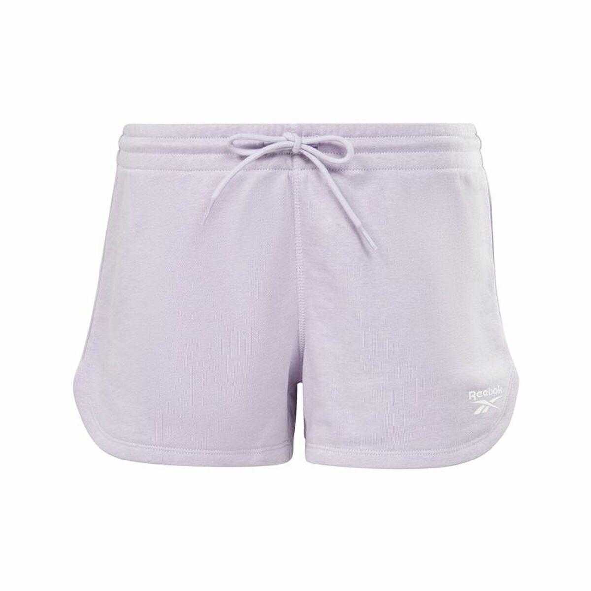 Lange sportsbukser Reebok RI French Terry Violet Dame S