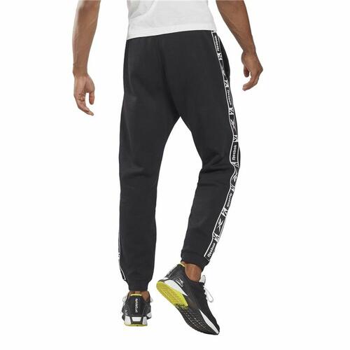 Lange sportsbukser Reebok Ri Tape Sort XL