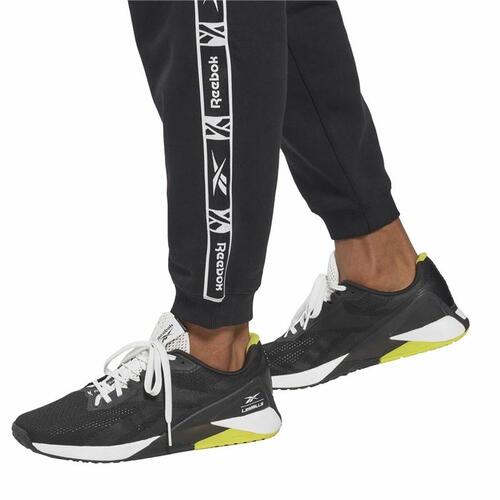Lange sportsbukser Reebok Ri Tape Sort XL