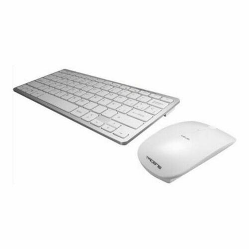 Tastatur og trådløs mus Tacens Levis Combo V2 Spansk qwerty Hvid Grå