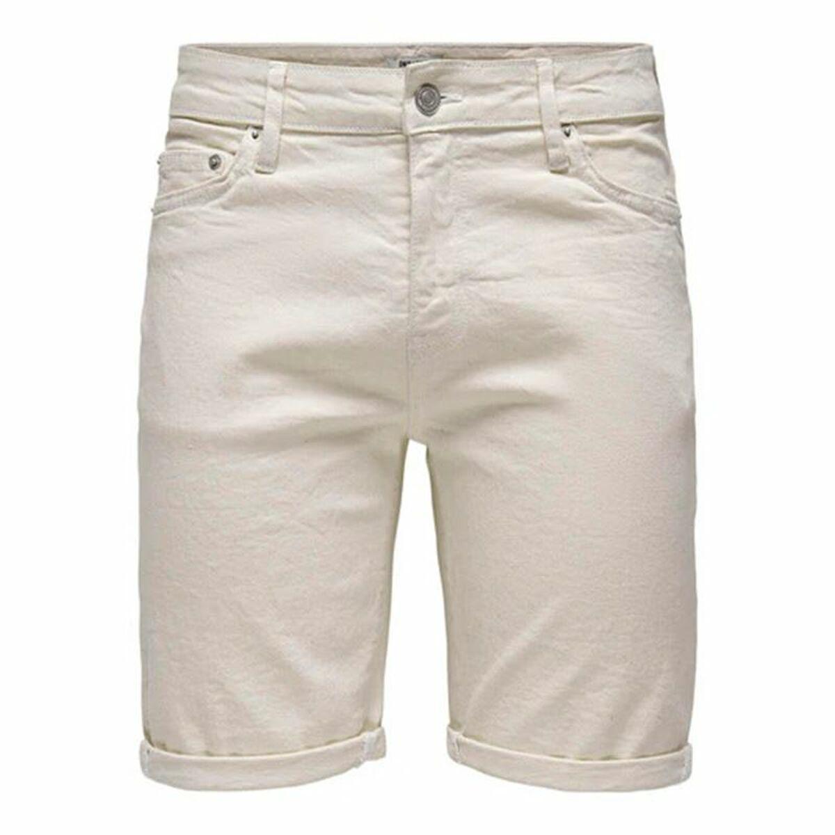 Only & Sons Onsply herreshorts - ecru beige (S)