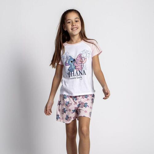 Nattøj Børns Stitch Pink 12 år