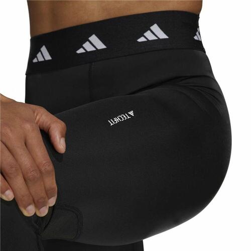 Lange sportsbukser Adidas Tf Long T Sort Dame L