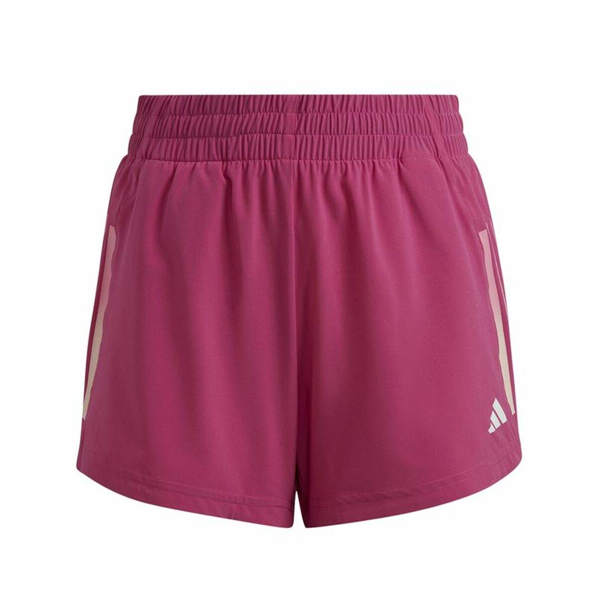 Sport shorts til børn Adidas 3 Stripes Mørk pink 13-14 år