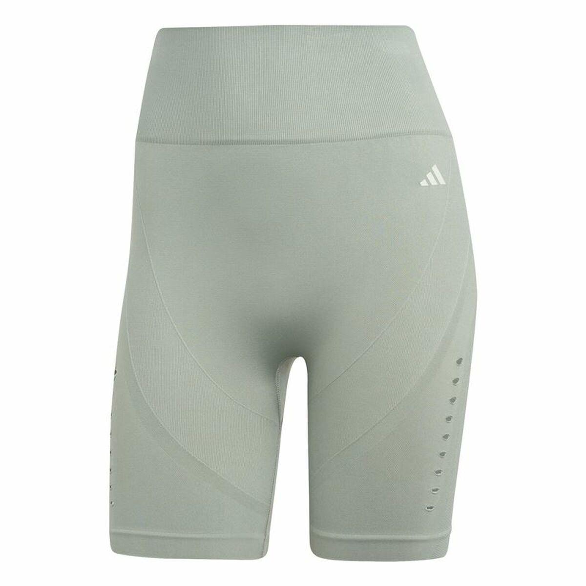 Sport leggings til kvinder Adidas Aeroknit 2.0 Lysegrøn M