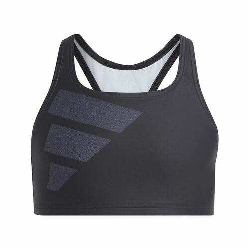 Bikinitrusser Til Piger Adidas Big Bars Sort 5-6 år
