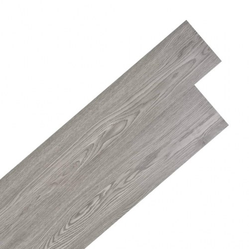 Selvhæftende PVC-gulvplanker 5,02 m² 2 mm mørkegrå