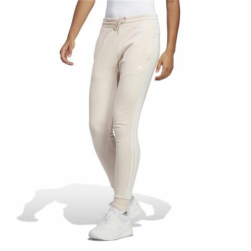 Lange sportsbukser Adidas Essentials 3 Stripes Beige Dame 2XL