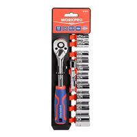 Sokkelsæt Workpro 3/8" 12 Dele
