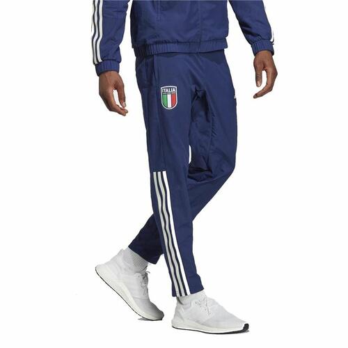Træningsbukser til fodbold til voksne Adidas Italia Blå Mænd XL