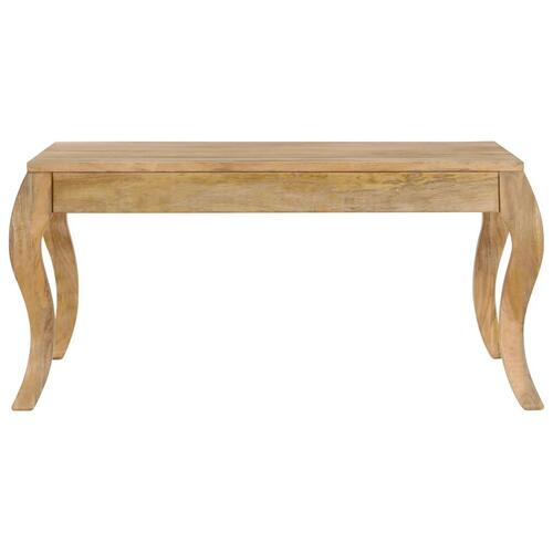 Sofabord massivt mangotræ 80 x 80 x 40 cm