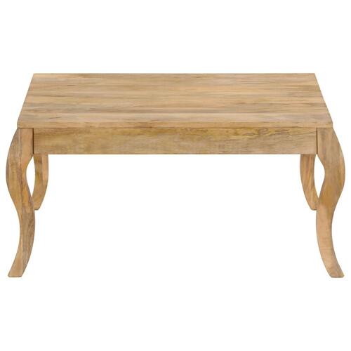 Sofabord massivt mangotræ 80 x 80 x 40 cm