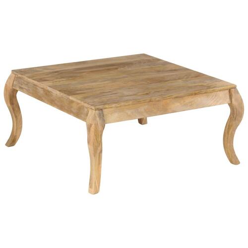 Sofabord massivt mangotræ 80 x 80 x 40 cm