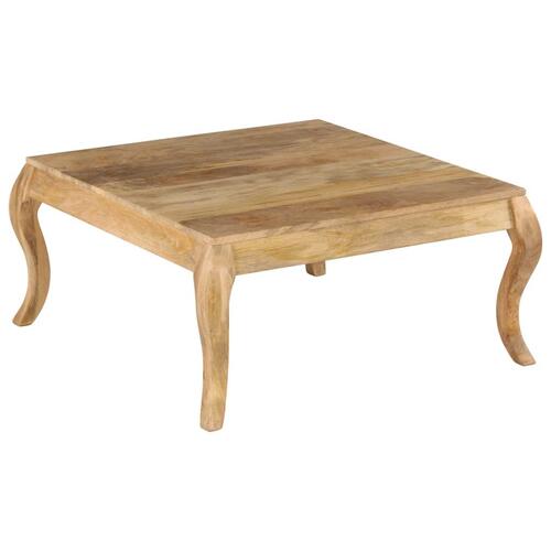 Sofabord massivt mangotræ 80 x 80 x 40 cm