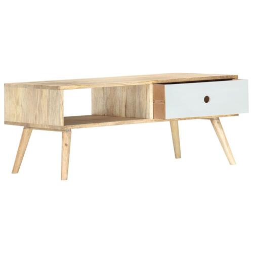 Sofabord 90x50x40 cm massivt mangotræ