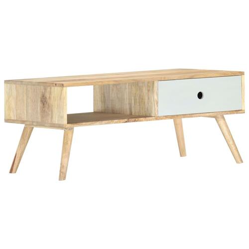 Sofabord 90x50x40 cm massivt mangotræ