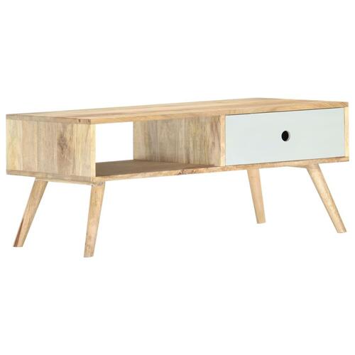 Sofabord 90x50x40 cm massivt mangotræ