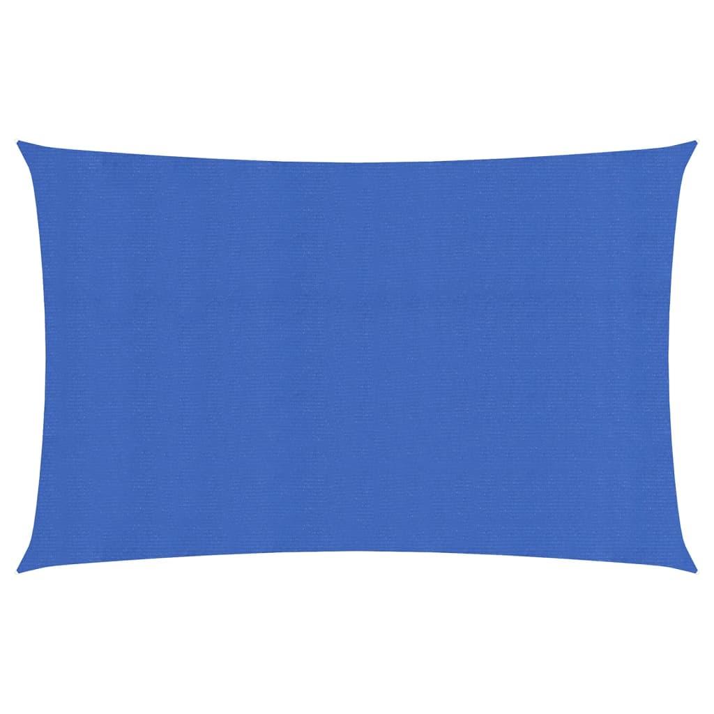 Solsejl 2X2,5 M 160 G/M² Hdpe Blå - 4 x 7 m