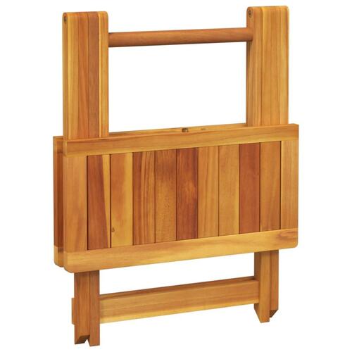 Foldbart havebord 50x50x50 cm massivt akacietræ