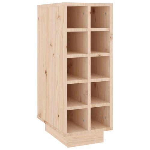 Vinreol 23x34x61 cm massivt fyrretræ
