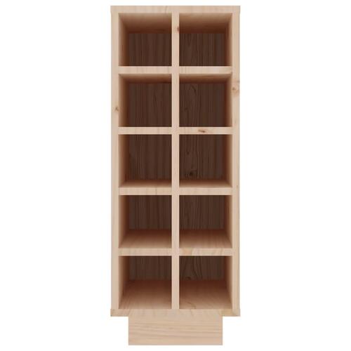 Vinreol 23x34x61 cm massivt fyrretræ