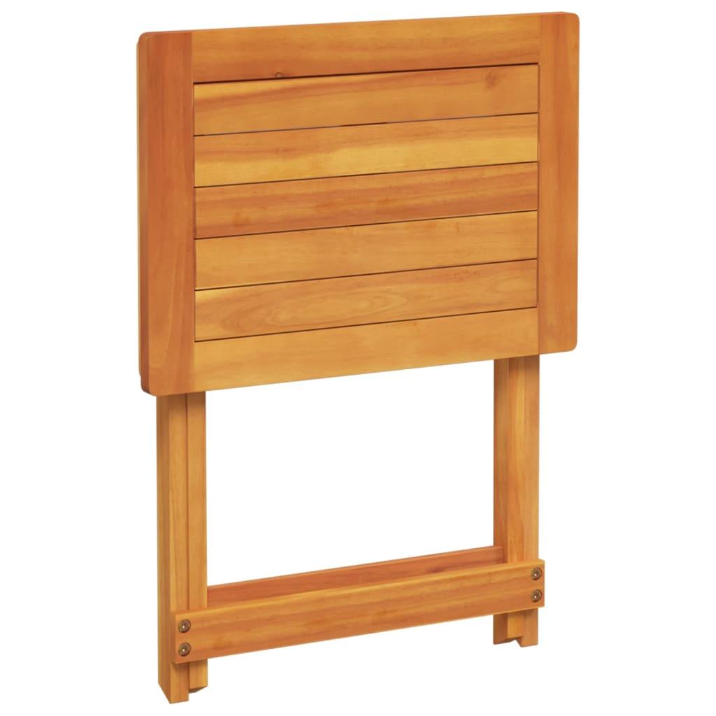 Foldbart havebord 50x36x60 cm massivt akacietræ