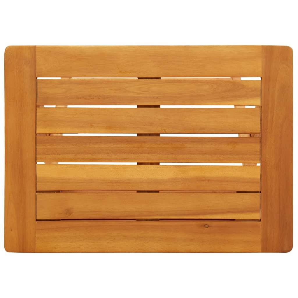 Foldbart havebord 50x36x60 cm massivt akacietræ