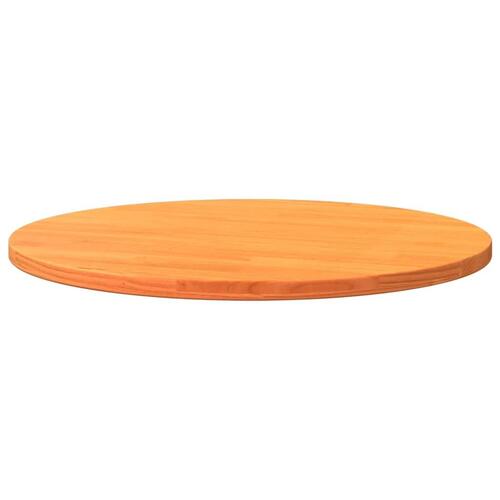 Bordplade Ø70x2,5 cm rund massivt fyrretræ gyldenbrun