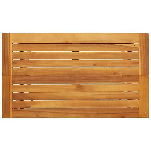 Foldbart havebord 90x52,5x65 cm massivt akacietræ