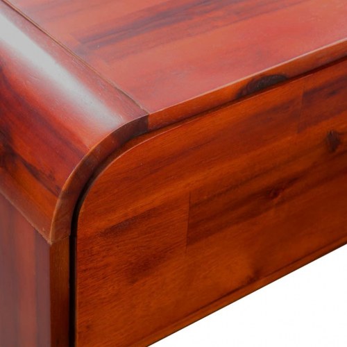 Kommode massivt akacietræ 90 x 37 x 75 cm