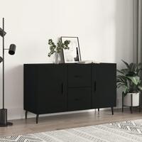 Skænk 100x36x60 cm konstrueret træ sort