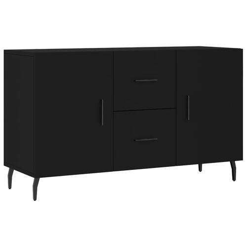 Skænk 100x36x60 cm konstrueret træ sort