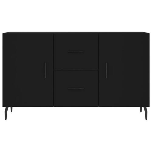 Skænk 100x36x60 cm konstrueret træ sort