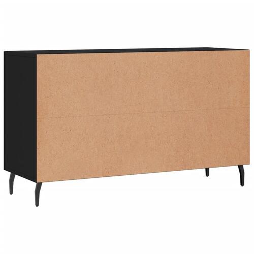 Skænk 100x36x60 cm konstrueret træ sort