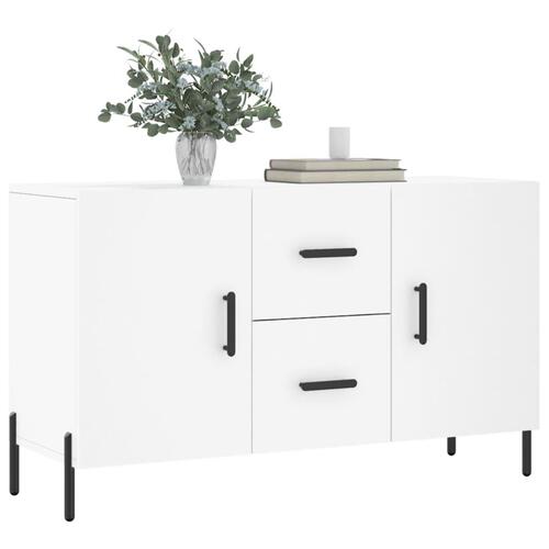 Skænk 100x36x60 cm konstrueret træ hvid