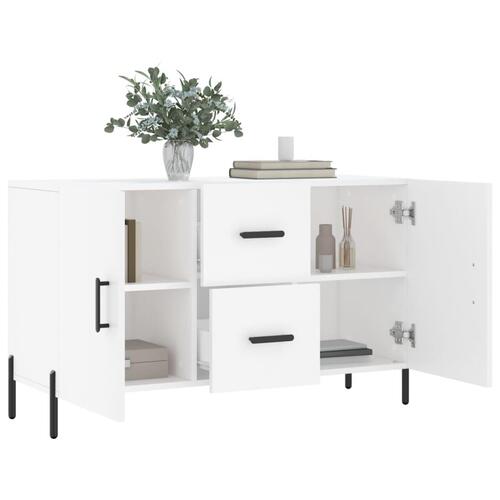 Skænk 100x36x60 cm konstrueret træ hvid