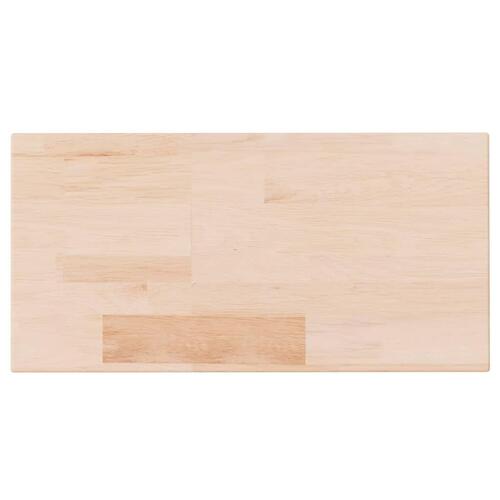 Hyldeplade 40x20x2,5 cm ubehandlet massivt egetræ