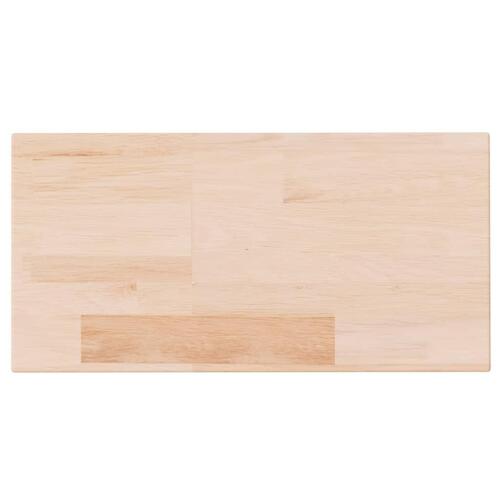Hyldeplade 40x20x4 cm ubehandlet massivt egetræ
