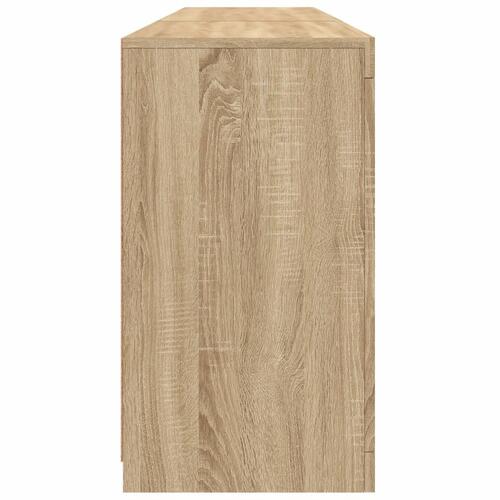 Skænk med LED-lys 162x37x67 cm sonoma-eg