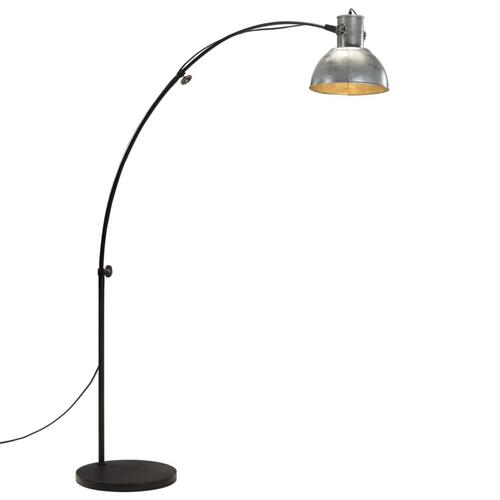 Gulvlampe 150 cm 25 W E27 vintagesølv