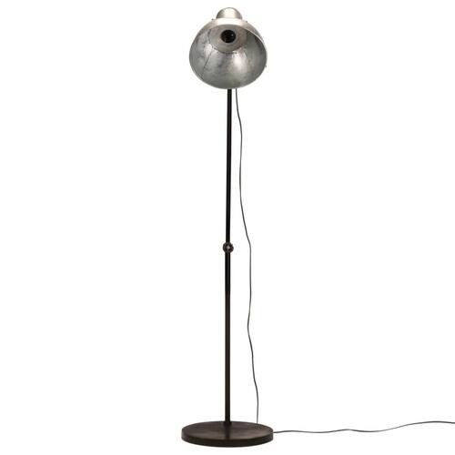 Gulvlampe 150 cm 25 W E27 vintagesølv