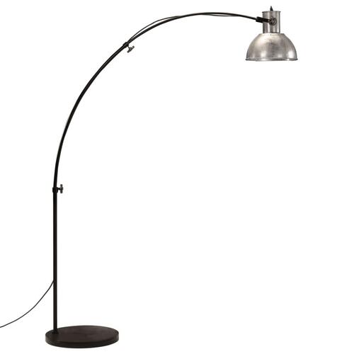 Gulvlampe 150 cm 25 W E27 vintagesølv