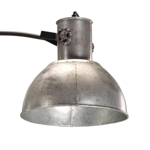 Gulvlampe 150 cm 25 W E27 vintagesølv