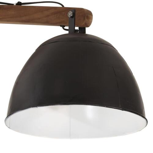 Loftlampe 105x30x65-108 cm 25 W E27 sort