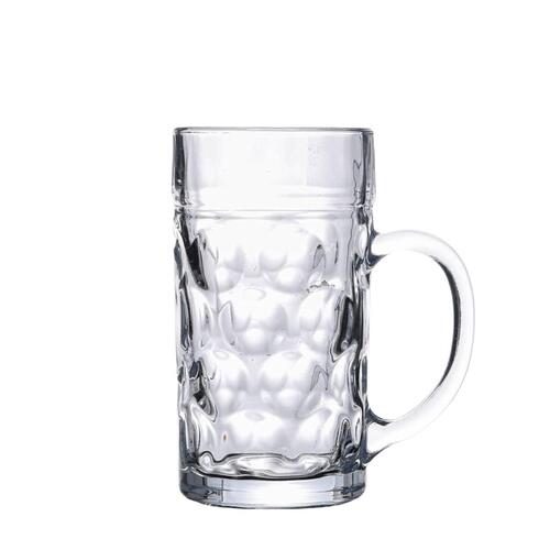 Ølglas 6 stk. med håndtag 1000 ml